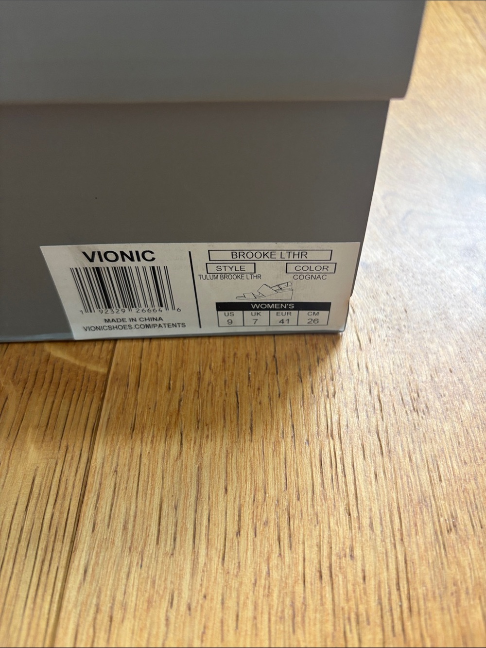 Vionic Brooke Brown Leather Espadrille Wedge Sandals with Slingback - Picture 2 of 3